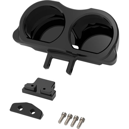 LA Choppers Gauge Mount - Dual - Black [MPN: LA-7397-03B]_1096528