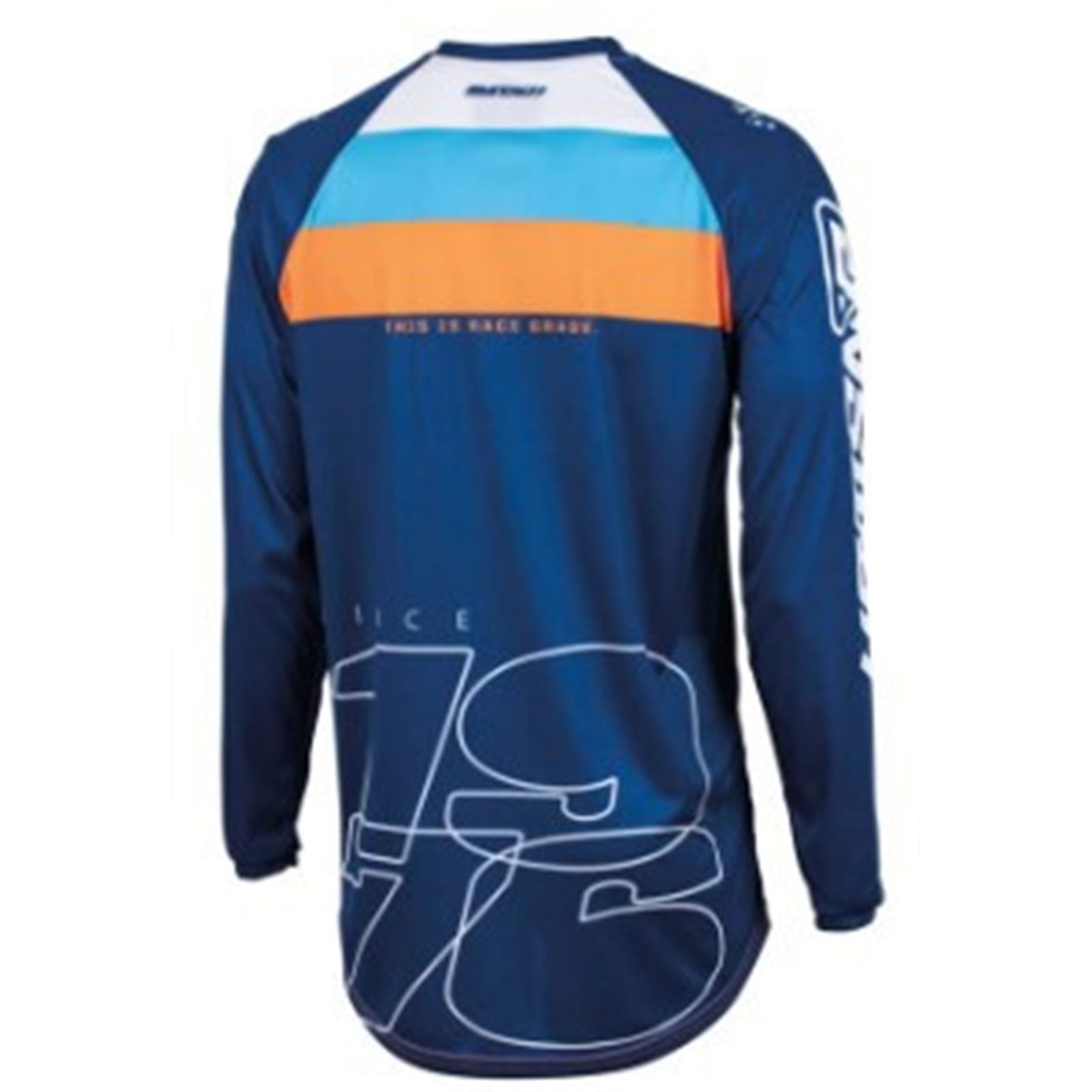 Answer Youth A23 Syncron CC Jersey - Blue/Hyper Orange/Black_980036