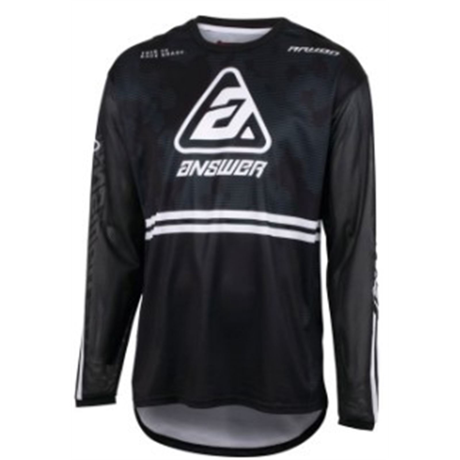 Answer Youth A23 Arkon Trials Jersey - Black/White/Grey - Youth Small 447596_980117