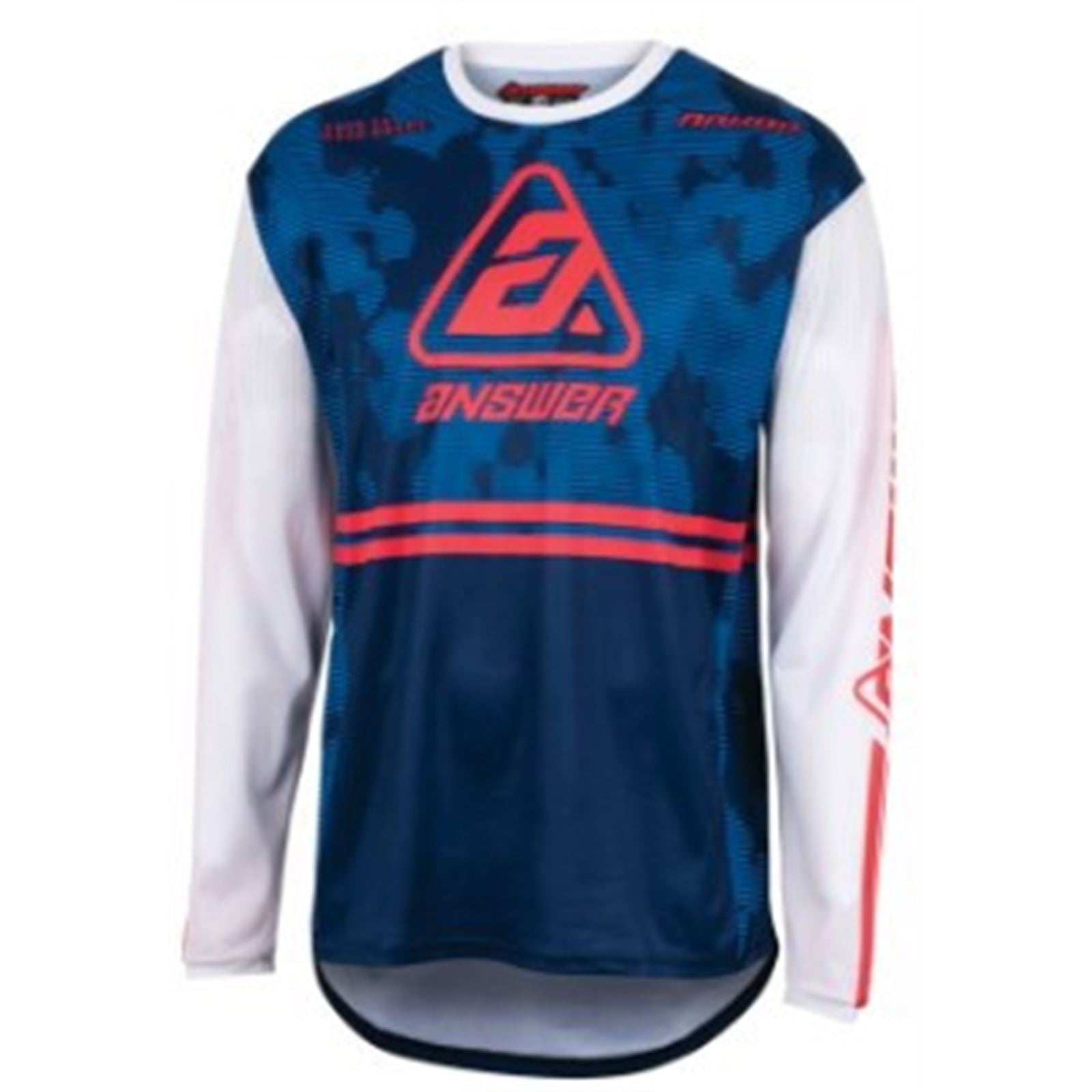 Answer Youth A23 Arkon Trials Jersey - Blue/White/Magenta - Youth XL 447611_980122