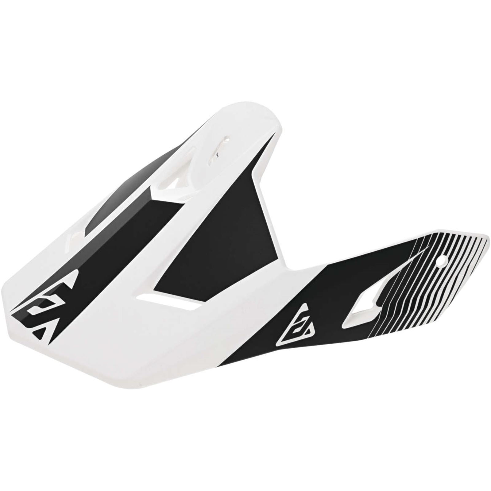 Answer Helmet Visor - Bold - White/Black - Fits: AR1 V2 447735_1192171