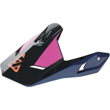 Answer Helmet Visor - Vendetta - Dark Blue/Rhodamine/Orange - Fits: AR1 447742_1192151