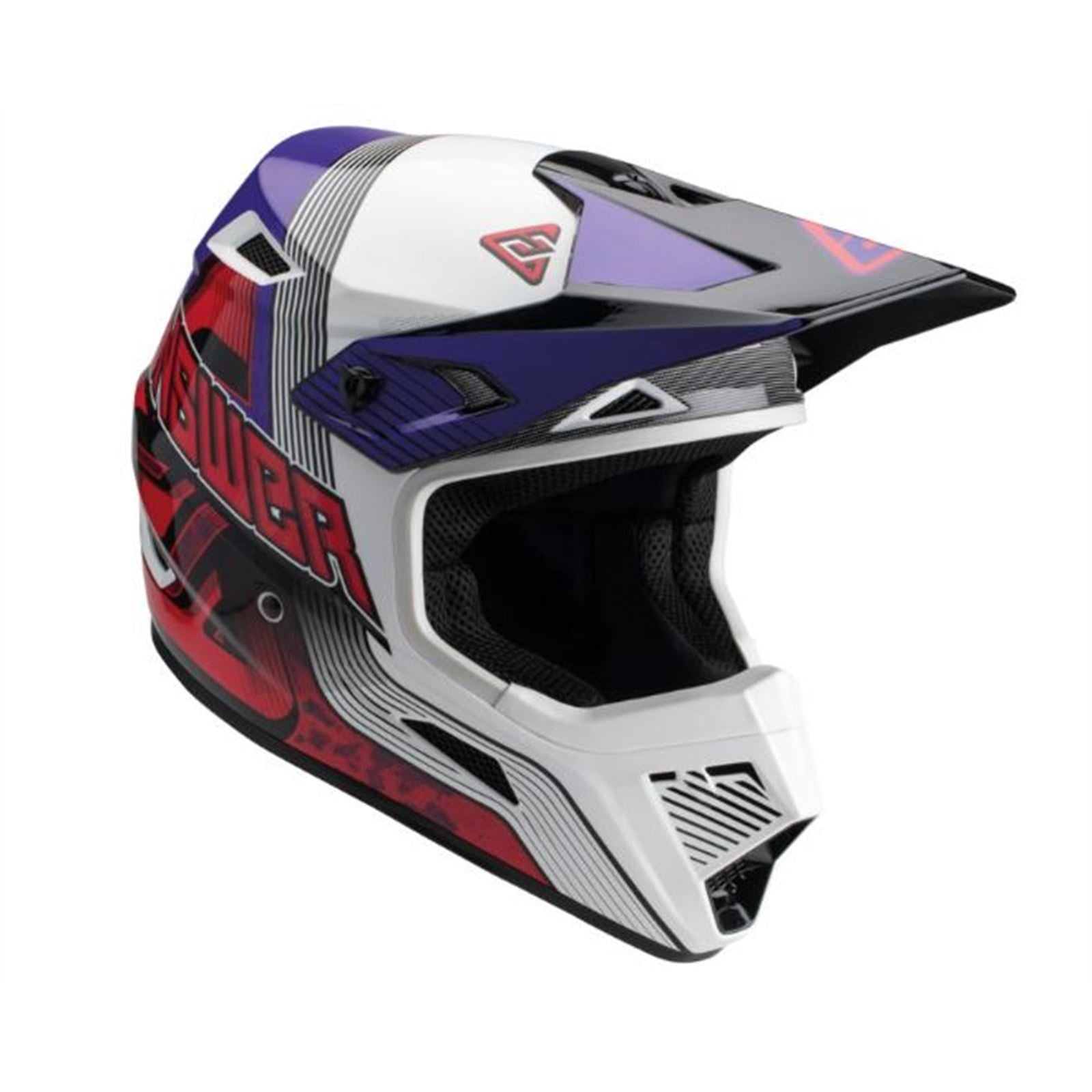 Answer Youth A23 AR1 Vendetta Helmet Red/White/Purple_898278