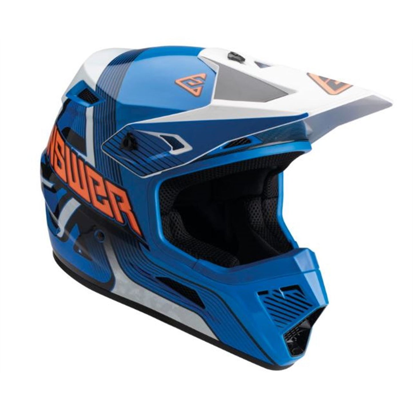 Answer Youth A23 AR1 Vendetta Helmet Blue/White/Hyper Orange_898275