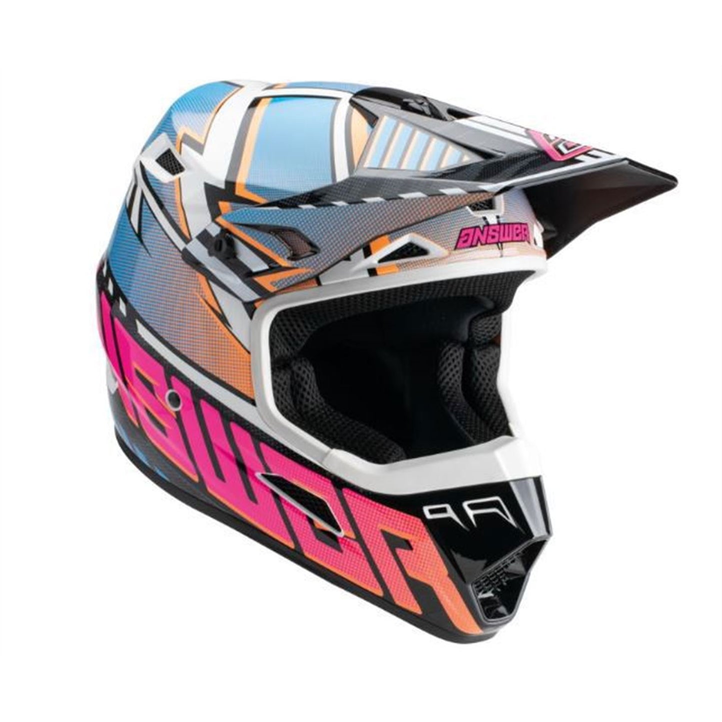 Answer Youth A23 AR3 Rapid Helmet Blue/Hyper Orange/Rhodamine_943270