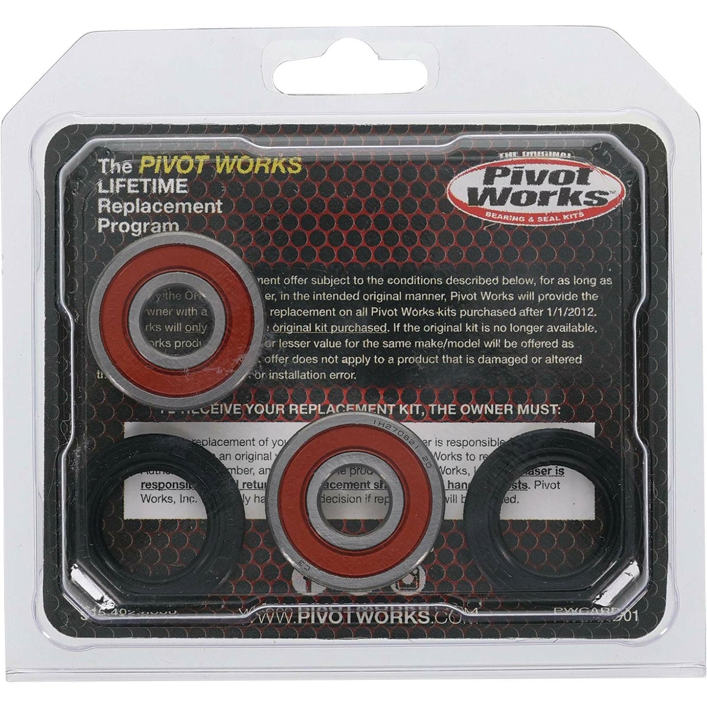 Pivot Works Complete Wheel Bearing Rebuild Kit for Suzuki/Yamaha 25-1025-P_893189