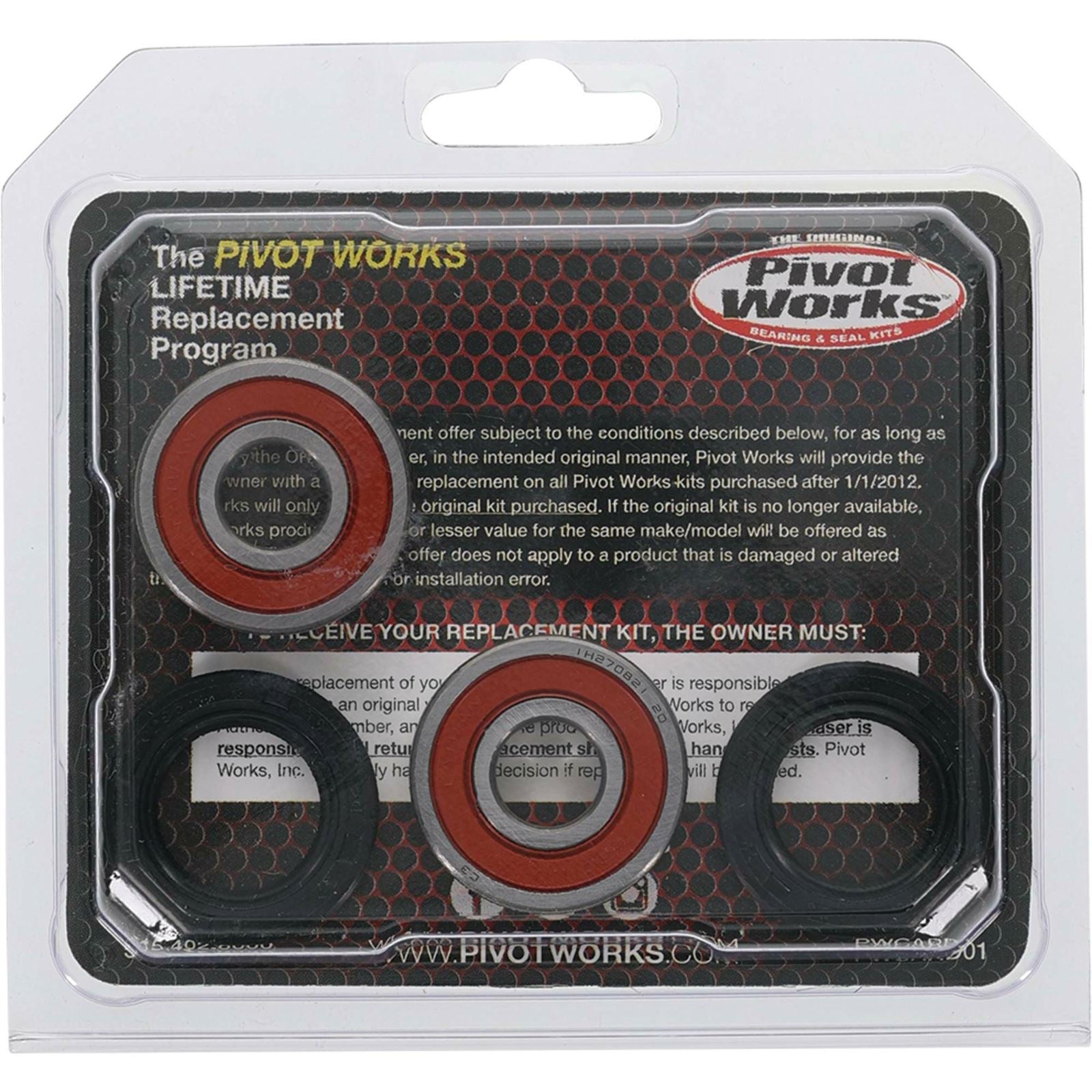 Pivot Works Complete Wheel Bearing Rebuild Kit for Suzuki/Yamaha 25-1025-P_893189