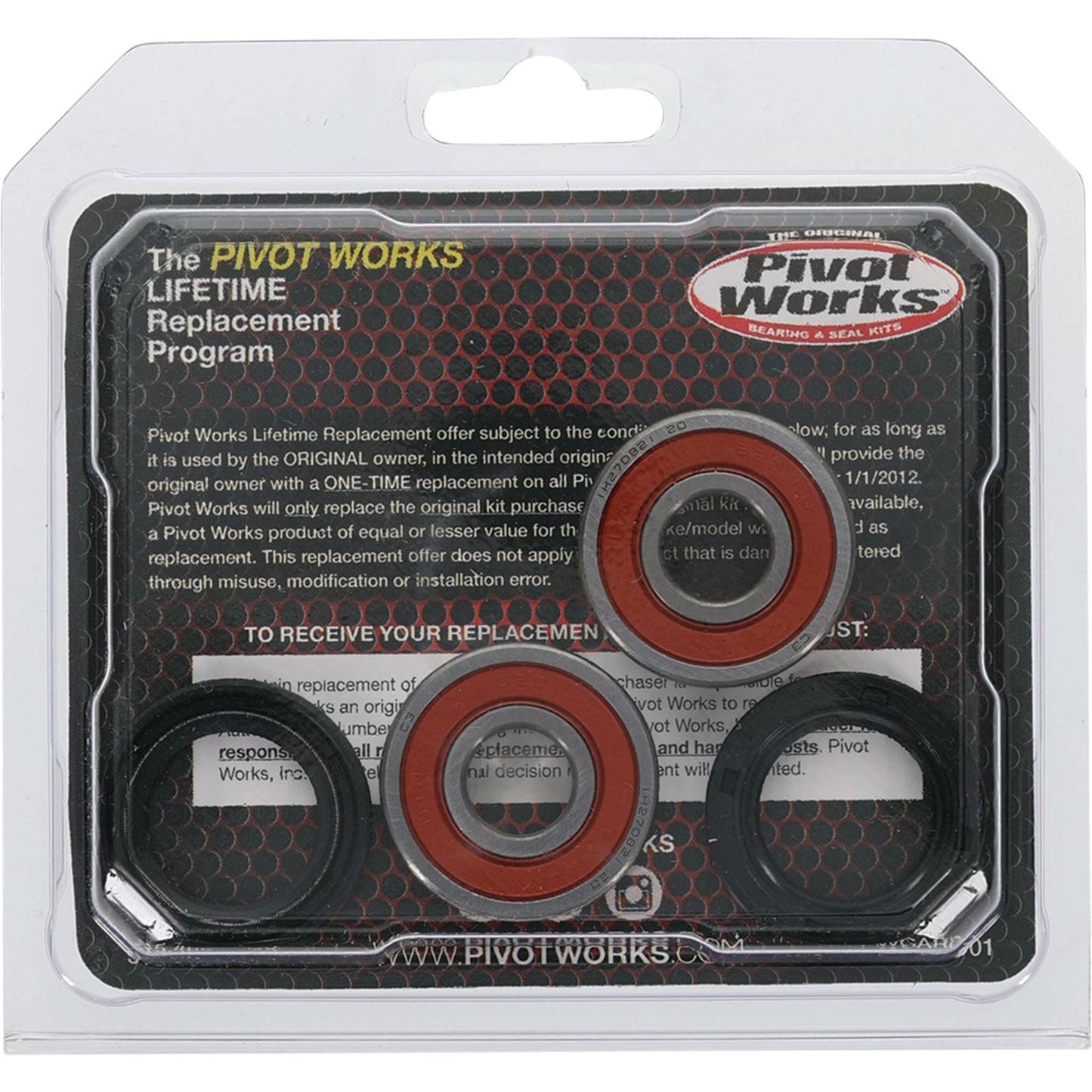 Pivot Works Complete Wheel Bearing Rebuild Kit for Honda CR/CRF/XR 25-1027-P_893145