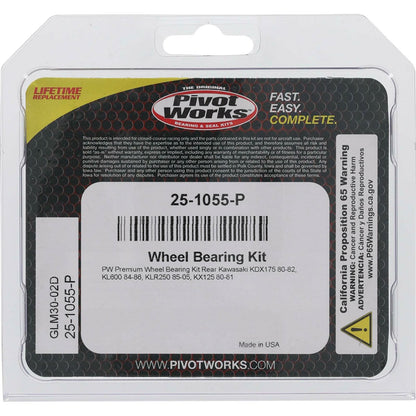 Pivot Works Wheel Bearing Kit Premium for Kawasaki KL/KLR/KDX/KX 25-1055-P_893165