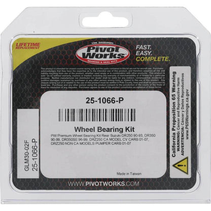 Pivot Works Wheel Bearing Kit Premium for Suzuki DR 25-1066-P_1691939