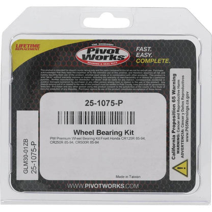 Pivot Works Wheel Bearing Kit Premium for Honda CR 25-1075-P_1692078