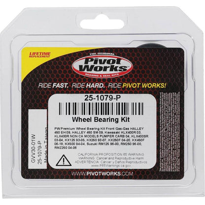 Pivot Works Wheel Bearing Kit - Premium Bearings 25-1079-P_1690110