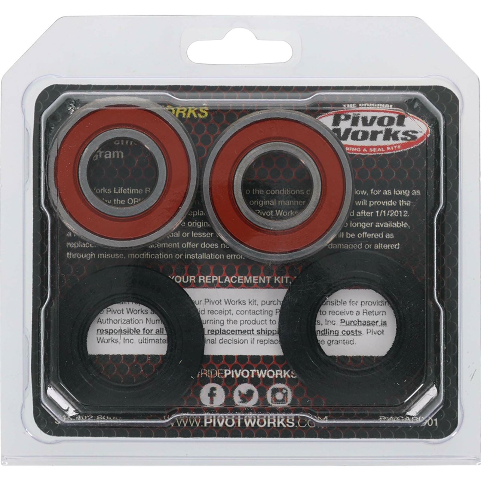 Pivot Works Wheel Bearing Kit - Premium 25-1093-P_893210
