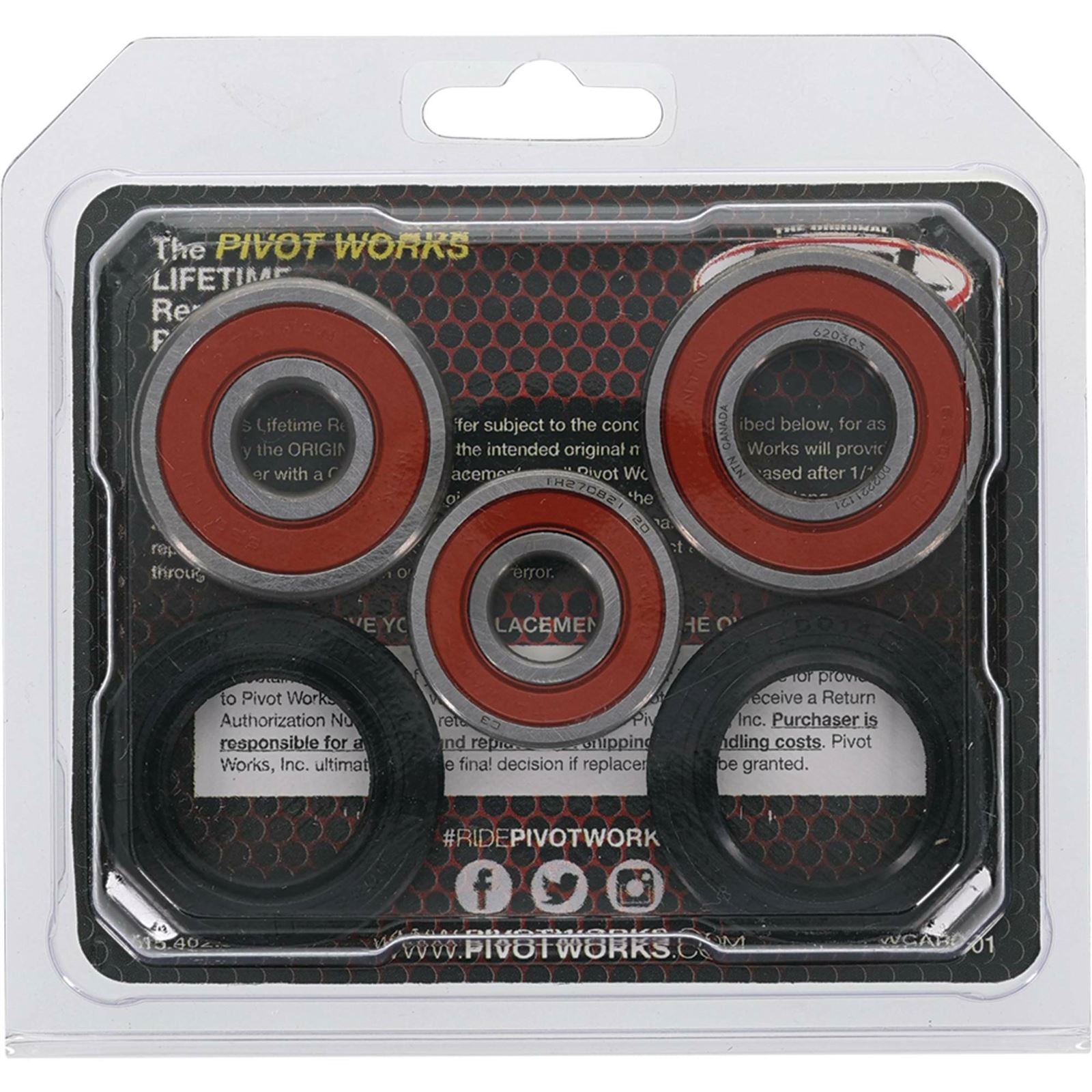Pivot Works Wheel Bearing Kit - Premium 25-1176-P_893320