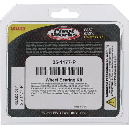 Pivot Works Wheel Bearing Kit - Premium 25-1177-P_893324