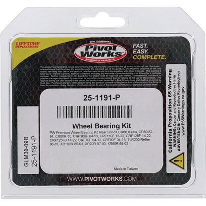 Pivot Works Complete Wheel Bearing Rebuild Kits 25-1191-P_893294