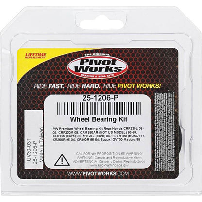 Pivot Works Complete Wheel Bearing Rebuild Kits 25-1206-P_1520452
