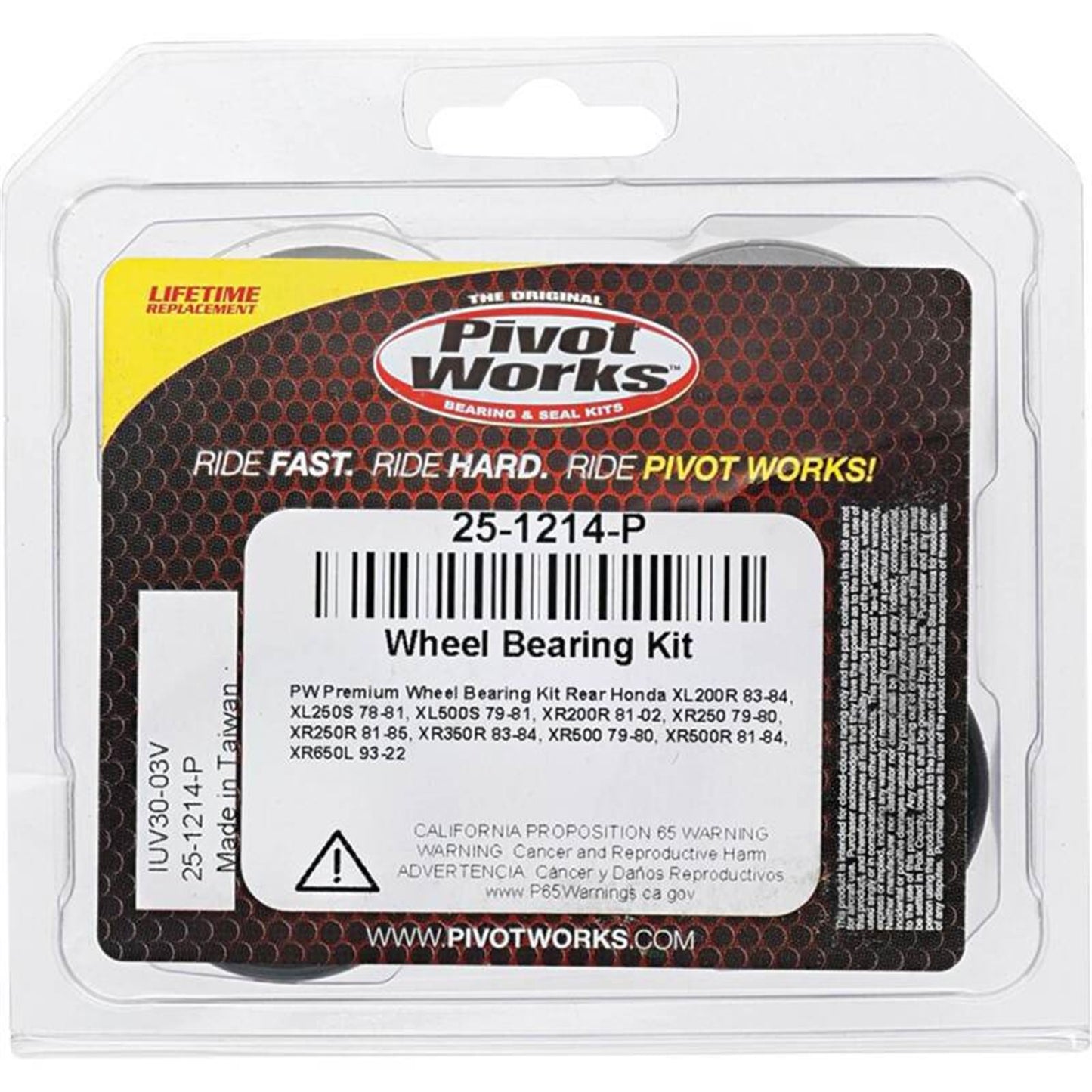 Pivot Works Complete Wheel Bearing Rebuild Kits 25-1214-P_1520433