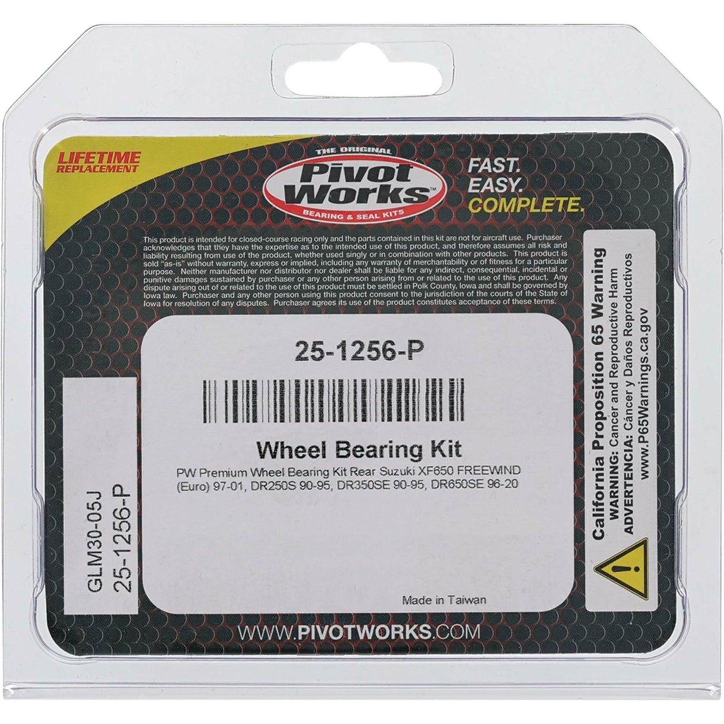 Pivot Works Wheel Bearing Kit - Premium 25-1256-P_893424