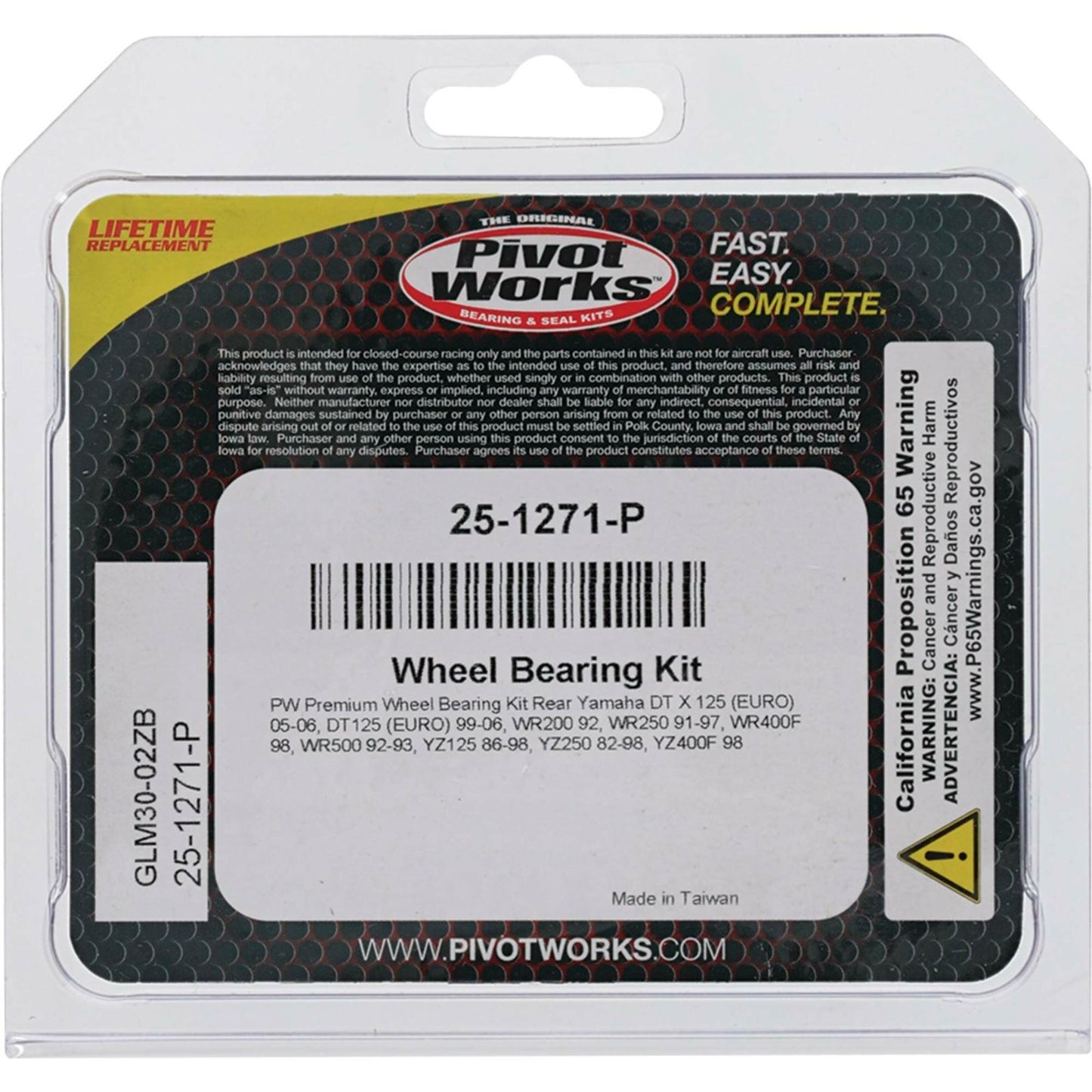 Pivot Works Complete Wheel Bearing Rebuild Kits 25-1271-P_893394