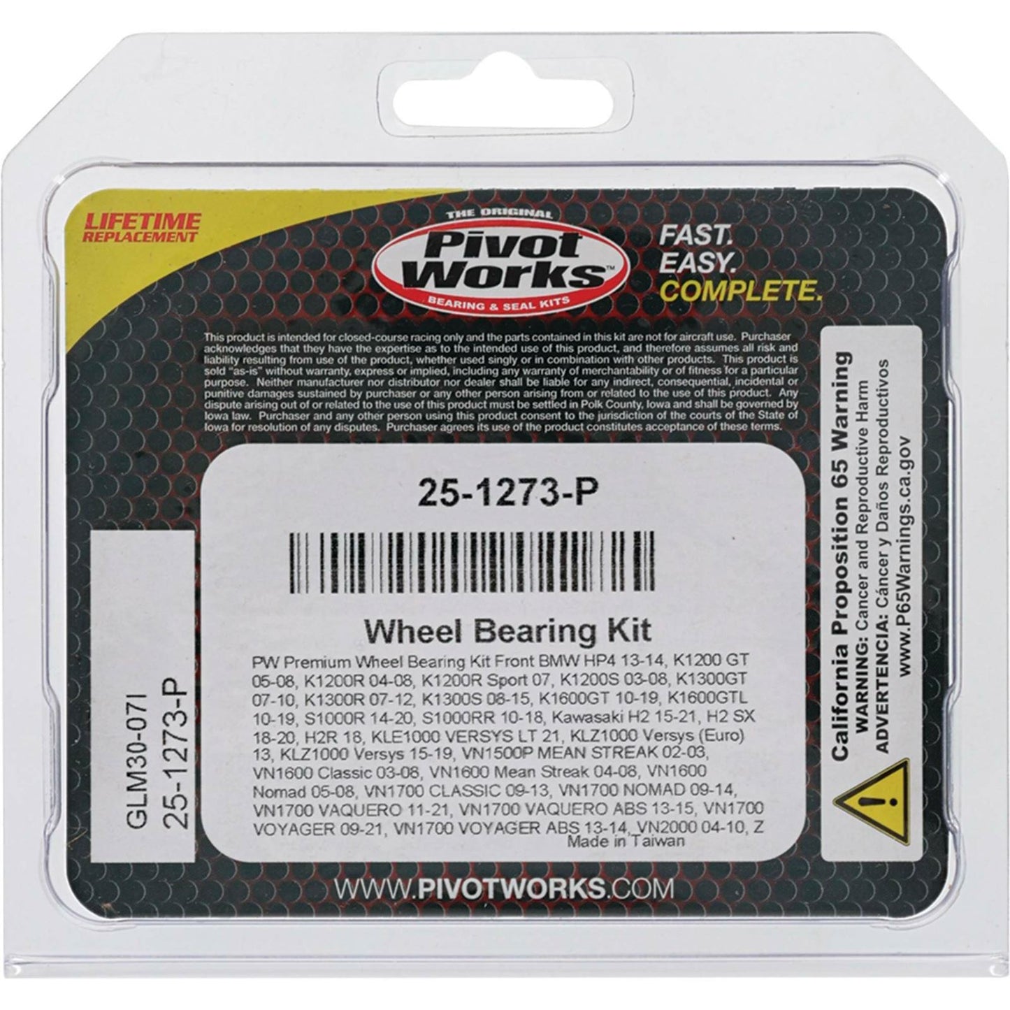 Pivot Works Complete Wheel Bearing Rebuild Kits 25-1273-P_893399
