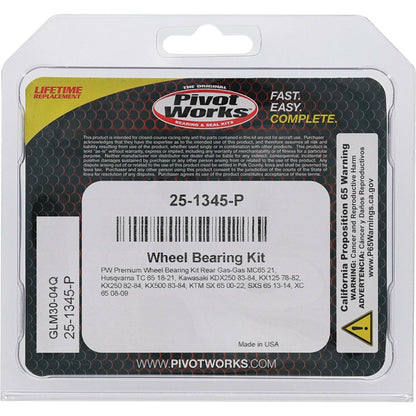 Pivot Works Complete Wheel Bearing Rebuild Kits 25-1345-P_893467