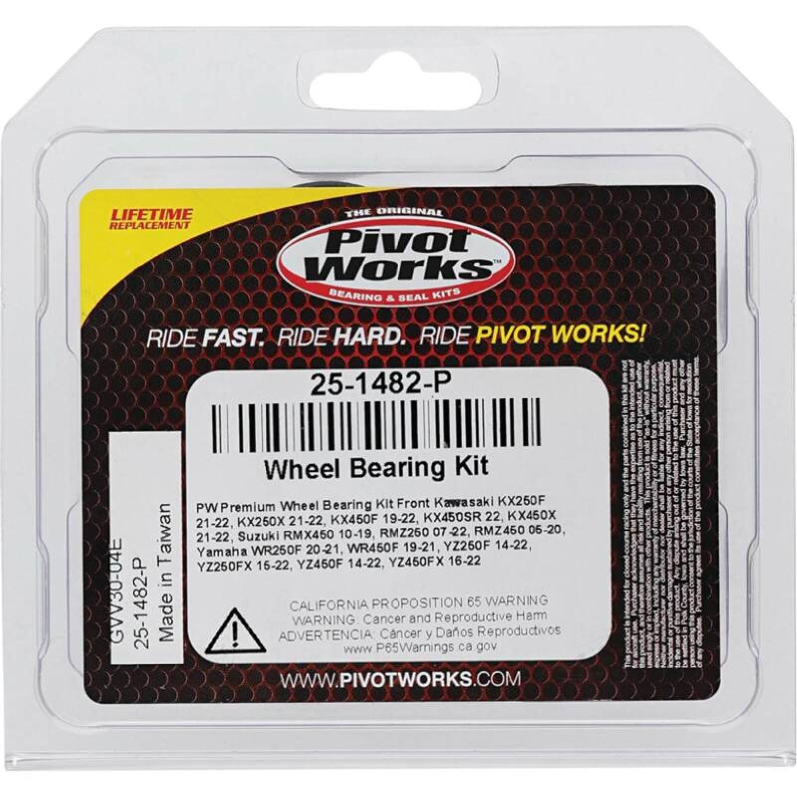 Pivot Works Wheel Bearing Kit Premium 25-1482-P_1690177