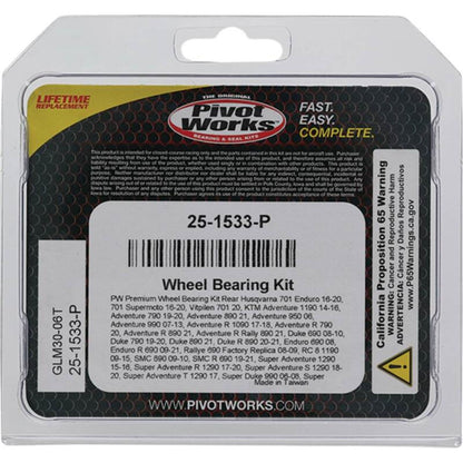 Pivot Works Wheel Bearing Kit - Premium 25-1533-P_1690597