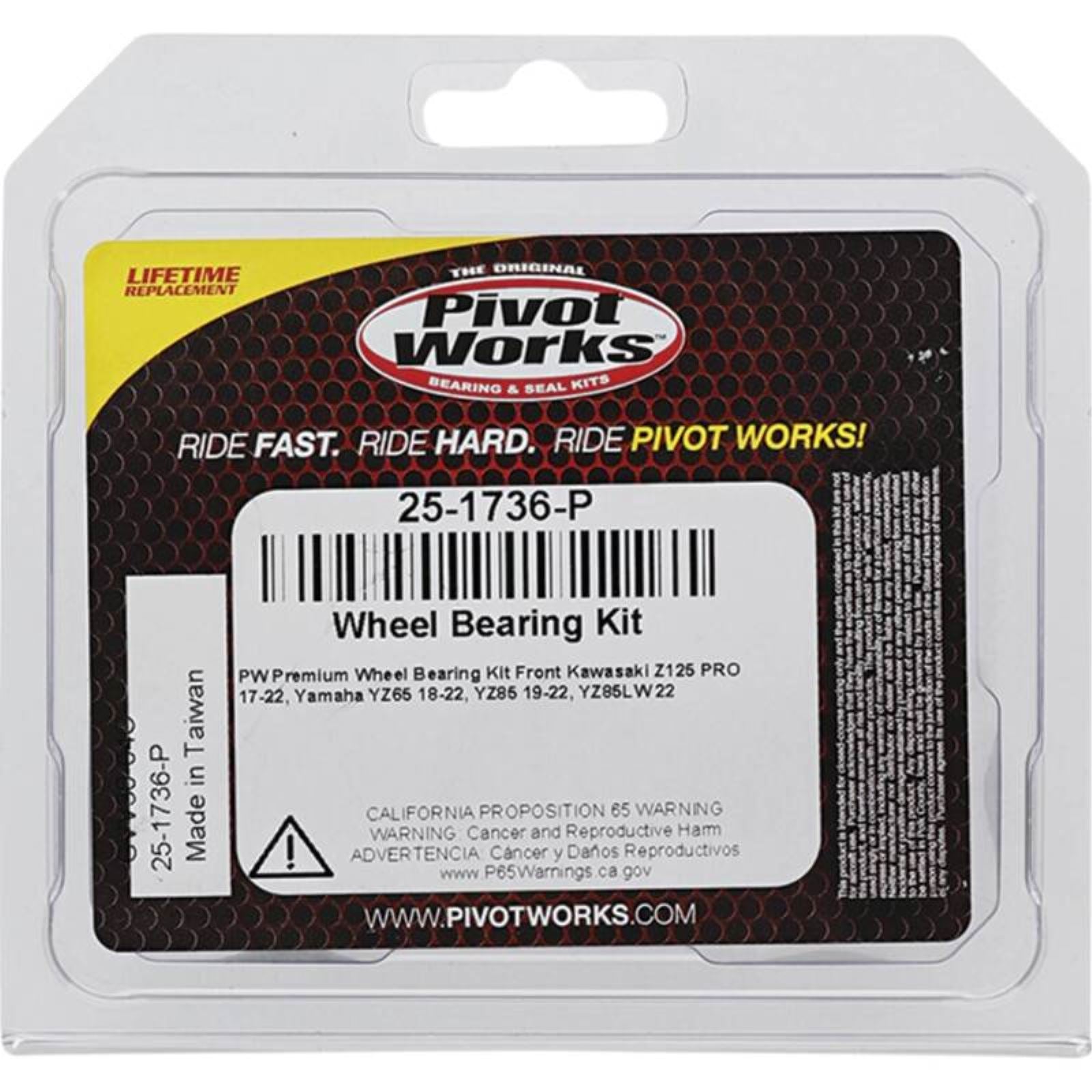 Pivot Works Wheel Bearing Kit - Premium 25-1736-P_1690487