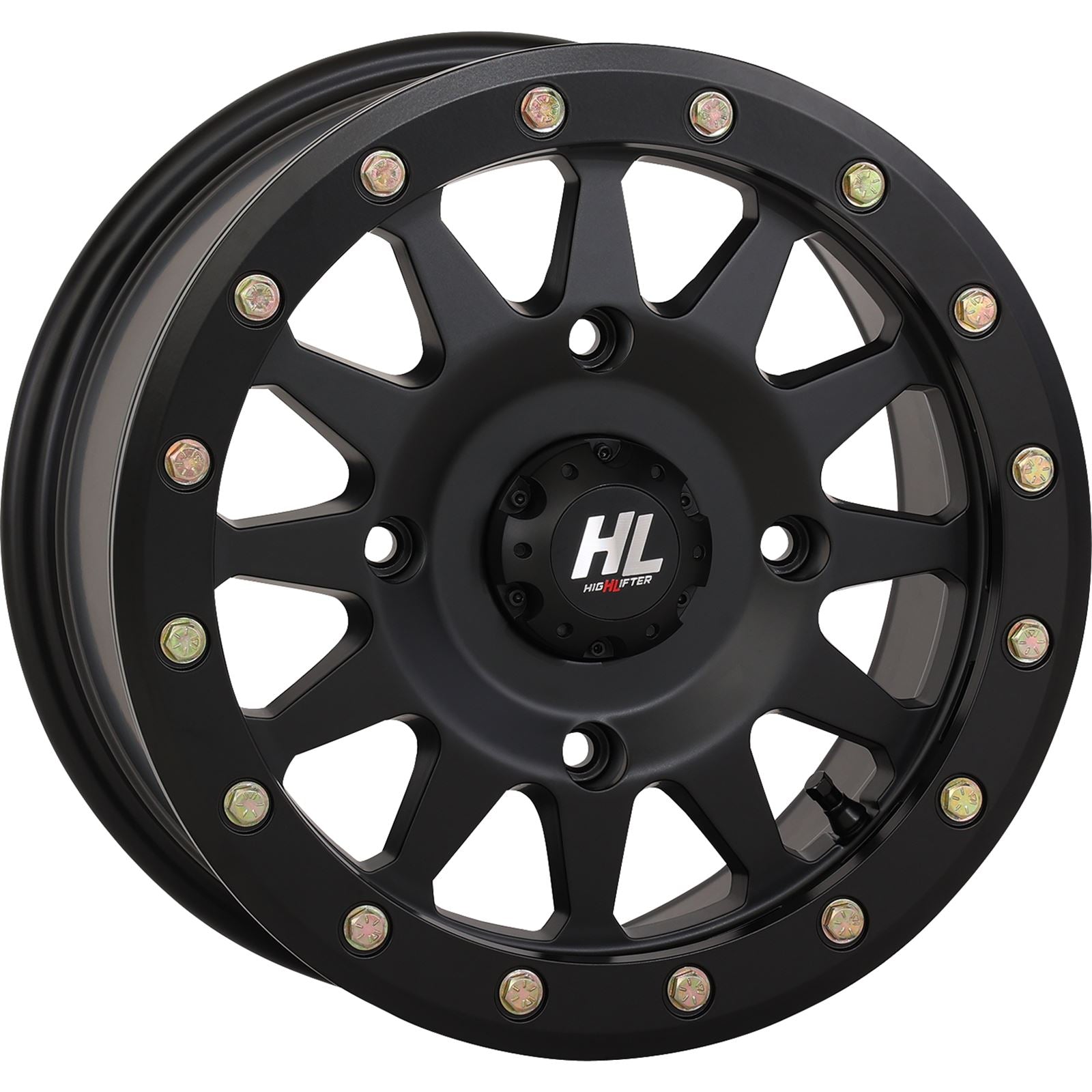 High Lifter Wheel - HDA1 Beadlock Front/Rear - Matte Black - 15x7 - 4/137 - 5+2 15HLA1-1437_893713
