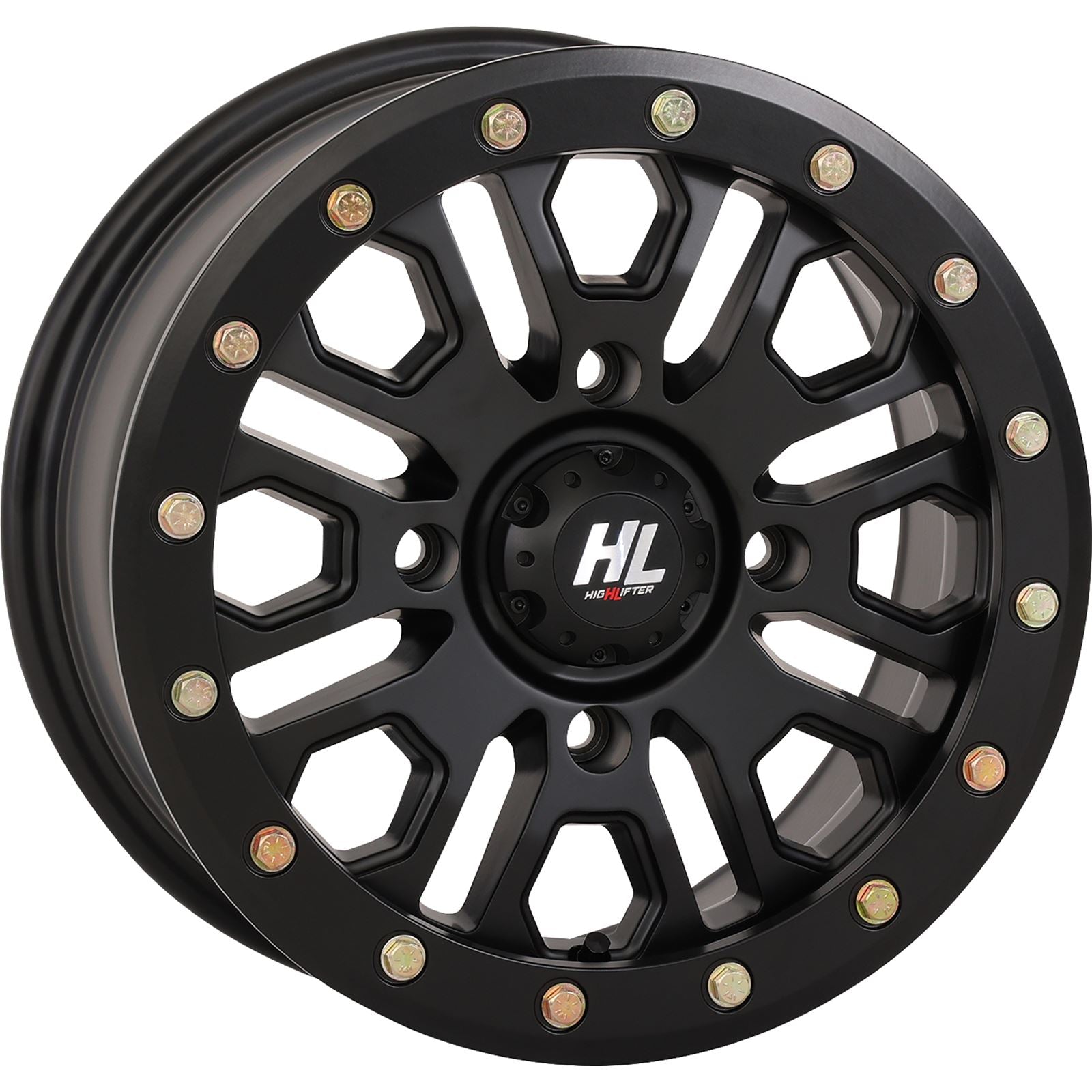 High Lifter Wheel HL23 Beadlock Front/Rear Matte Black 14x7 - 4/137 14HL23-1437_893774