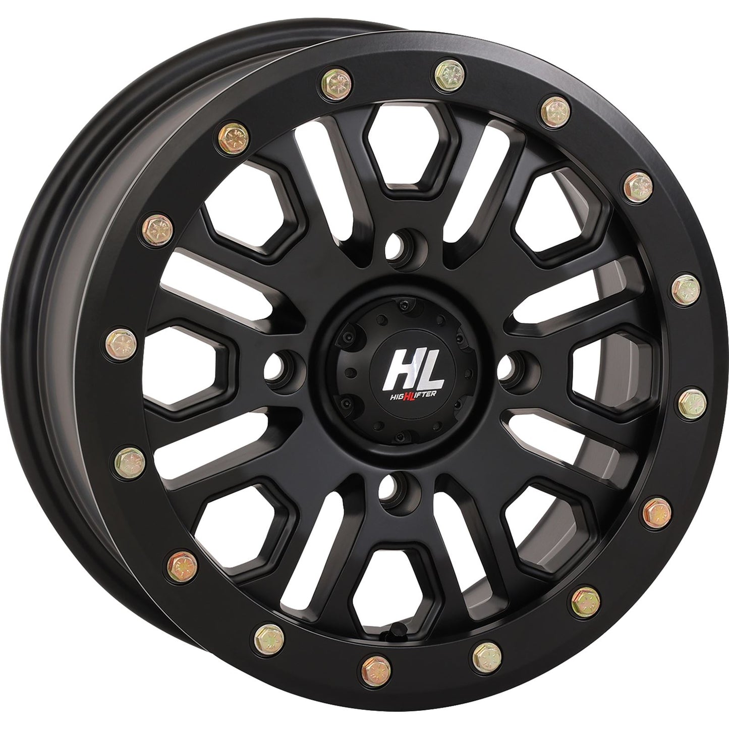 High Lifter Wheel - HL23 Beadlock Front/Rear - Matte Black - 15x7 - 4/137 - 5+2 15HL23-1437_893778
