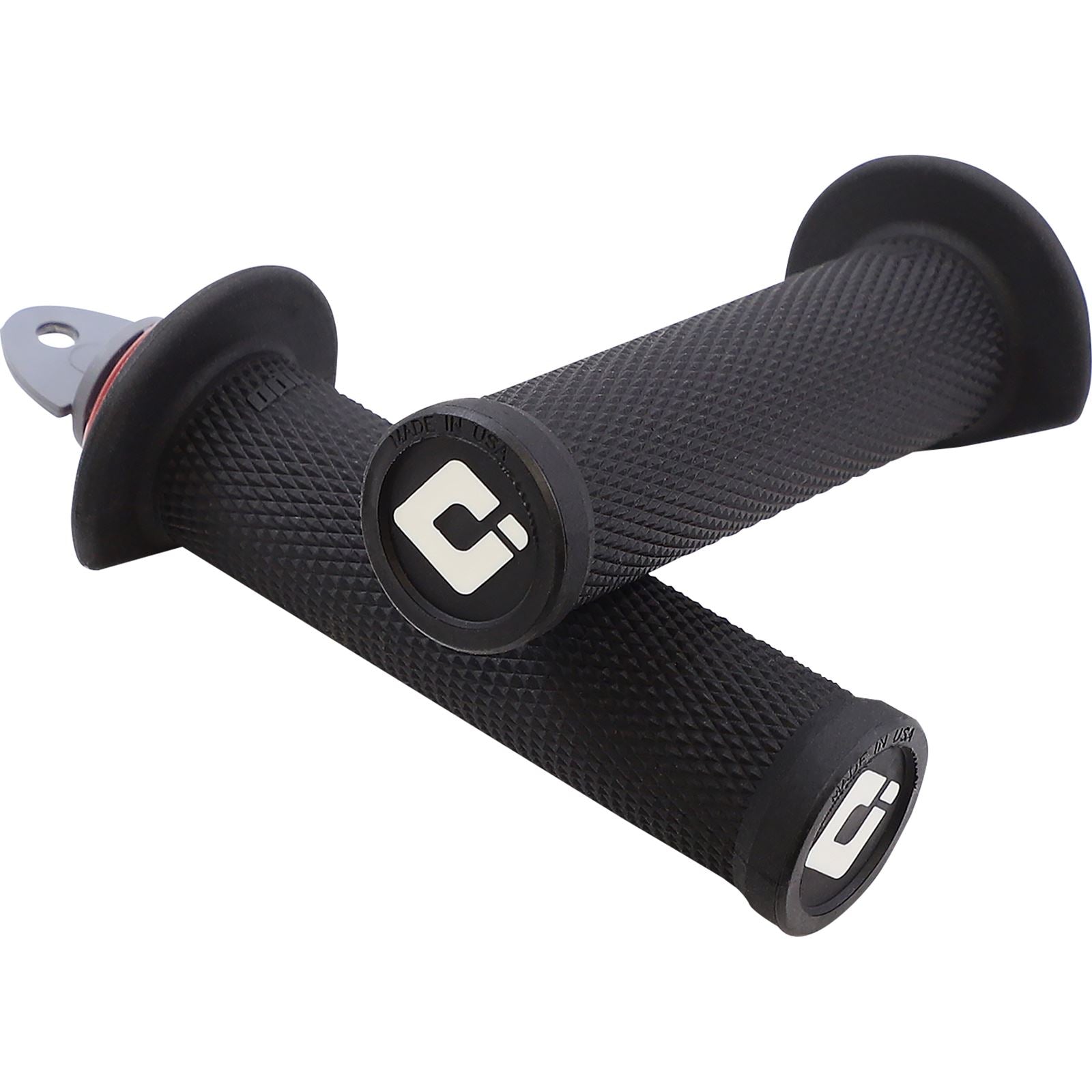 ODI Ruffian Grips - ATV/PWC - Black/Red [MPN: J33RFB-R]_1102947