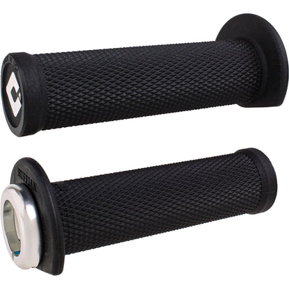 ODI Ruffian Grips - ATV/PWC - Black/Silver [MPN: J33RFB-S]_1103103