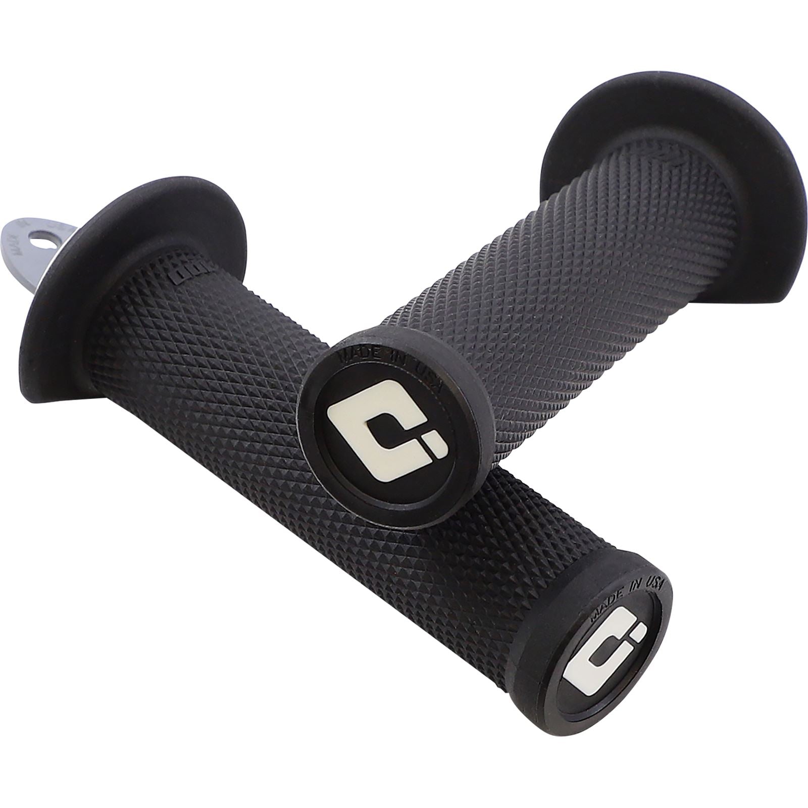 ODI Ruffian Grips - ATV/PWC - Black/Silver [MPN: J33RFB-S]_1102945