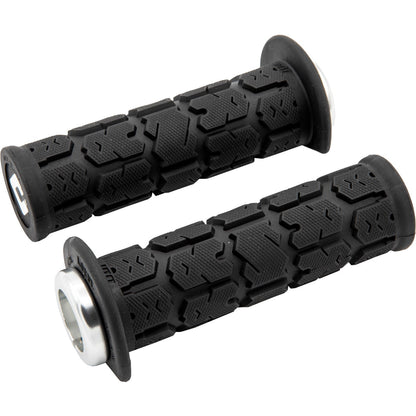 ODI Rogue Grips - ATV/PWC - Black/Silver [MPN: J33RGB-S]_1103106