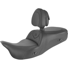 Saddlemen Heated RoadSofa™ Seat - W/Backrest - w/Black Stitching - Trikes 808-07B-187TBRH_893760