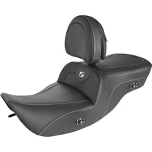 Saddlemen Heated Roadsofa™ Seat - Carbon Fiber with Backrest 897-06-185BRHC_893792