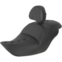 Saddlemen Roadsofa™ Pillow Top Seat - With Backrest - Black H23-20-181BR_893828