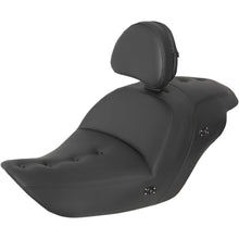 Saddlemen Heated Roadsofa™ Pillow Top Seat - With Backrest - Black H23-20-181BRHCT_893829