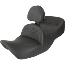 Saddlemen RoadSofa™ Seat - With Backrest - Black W/Black Stitching H01-07-187BR_893839