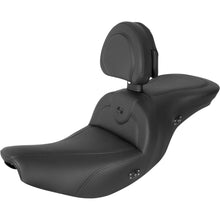Saddlemen Seat - RoadSofa™ with Backrest - Black - Heated for Indian '14-'23 I14-07-187BRHCT_893799