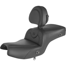 Saddlemen Heated Roadsofa™ Seat with Backrest - Black with Black Stitching I20-06-187BRHCT_893803