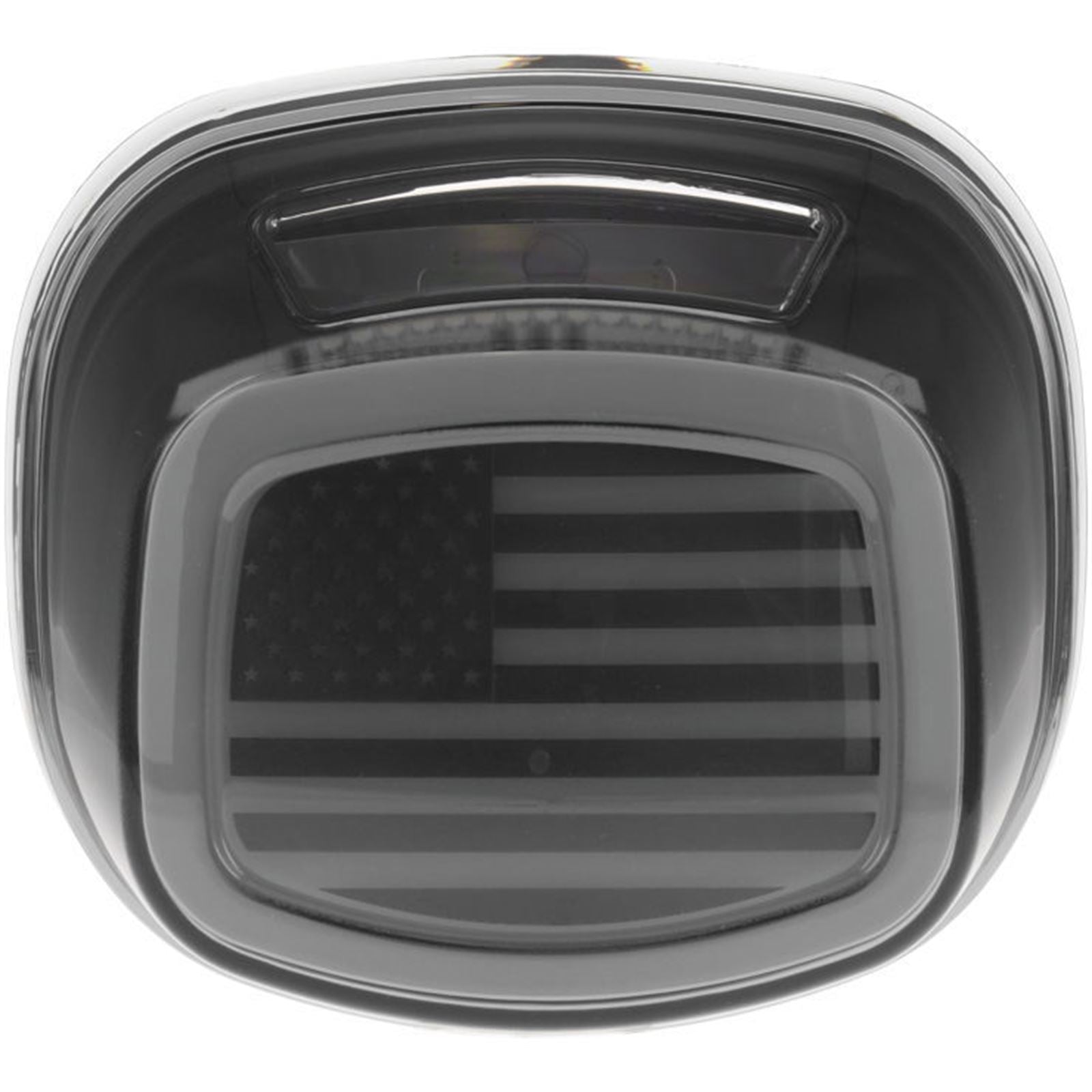 Kuryakyn Tracer US Flag LED Taillight with License Light - Smoke 2926_1171393
