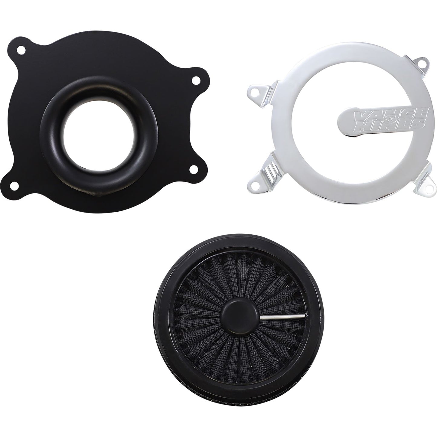 Vance And Hines Cage Fighter Air Cleaner for M8 - Chrome 70356_1079401