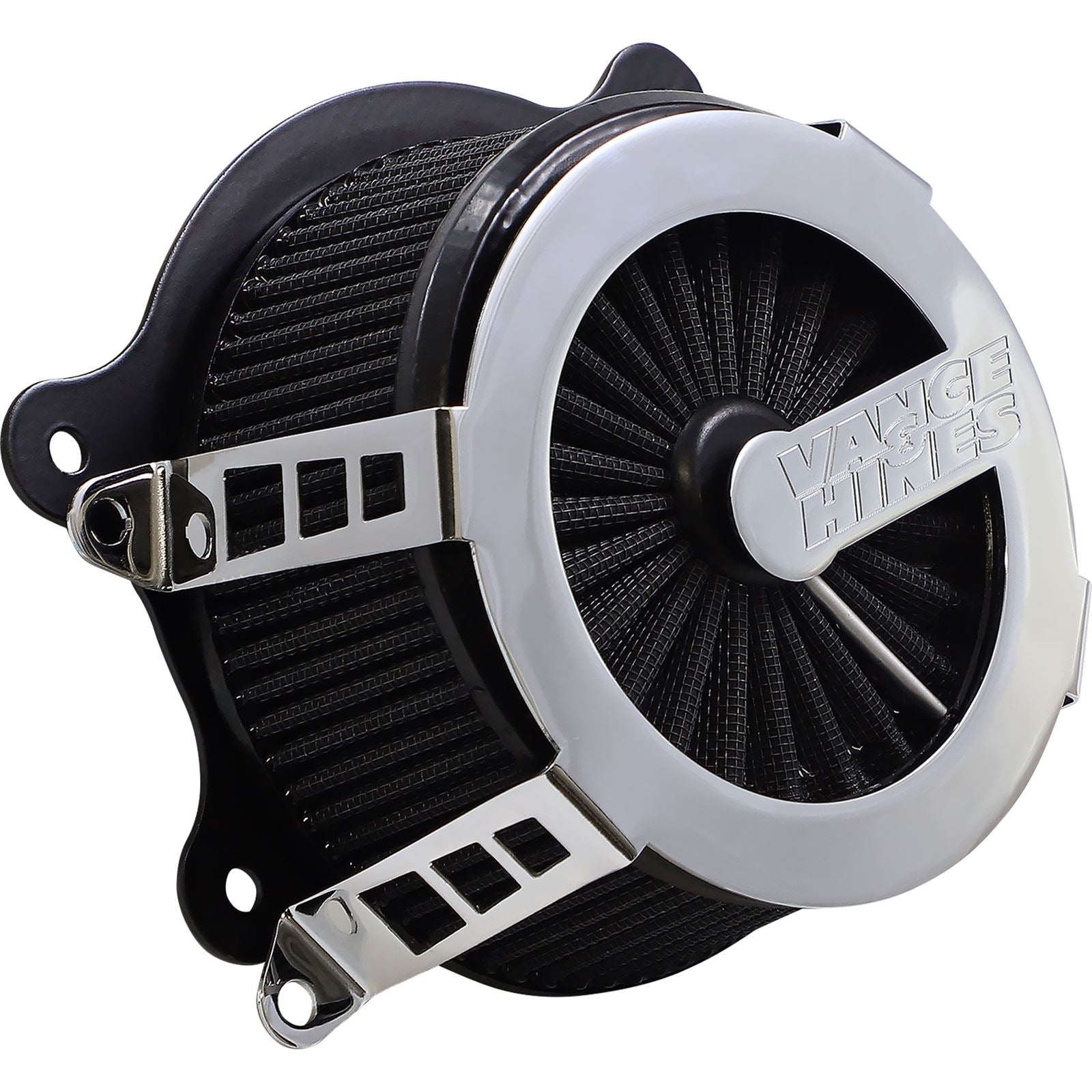 Vance And Hines Cage Fighter Air Cleaner for M8 - Chrome 70356_1079402