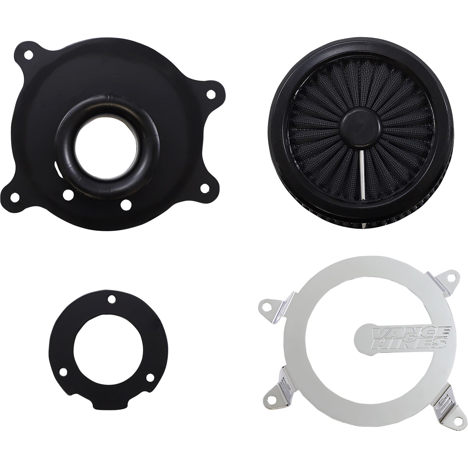 Vance And Hines Cage Fighter Air Cleaner - Chrome 70355_1079408