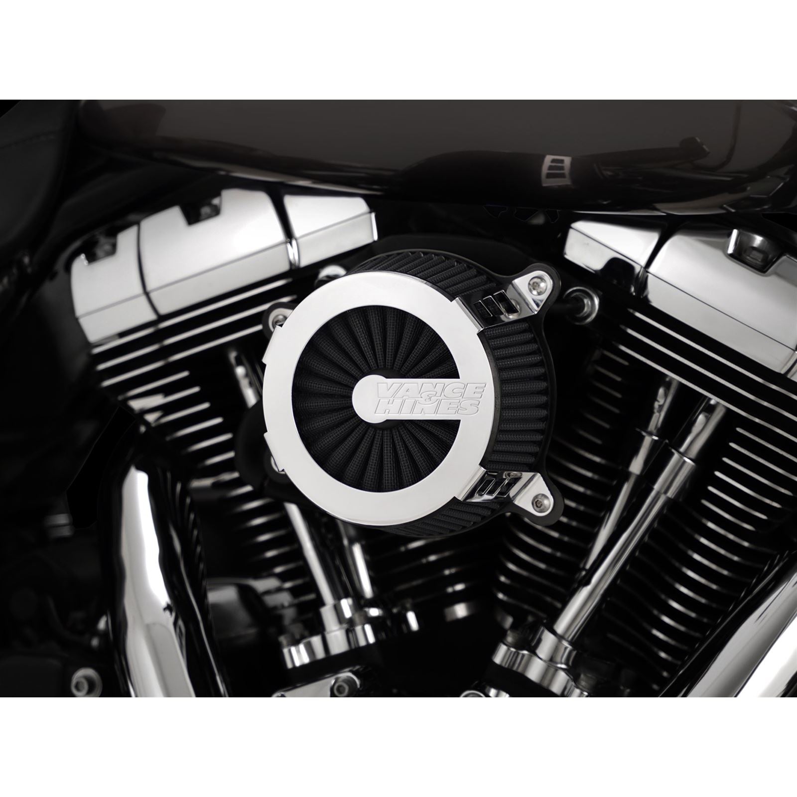 Vance And Hines Cage Fighter Air Cleaner - Chrome 70357_1079415