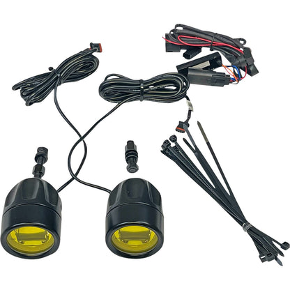 Custom Dynamics ProBeam Fog Light - Black - Yellow Lens PB-FOG-BCM-YB_1075835