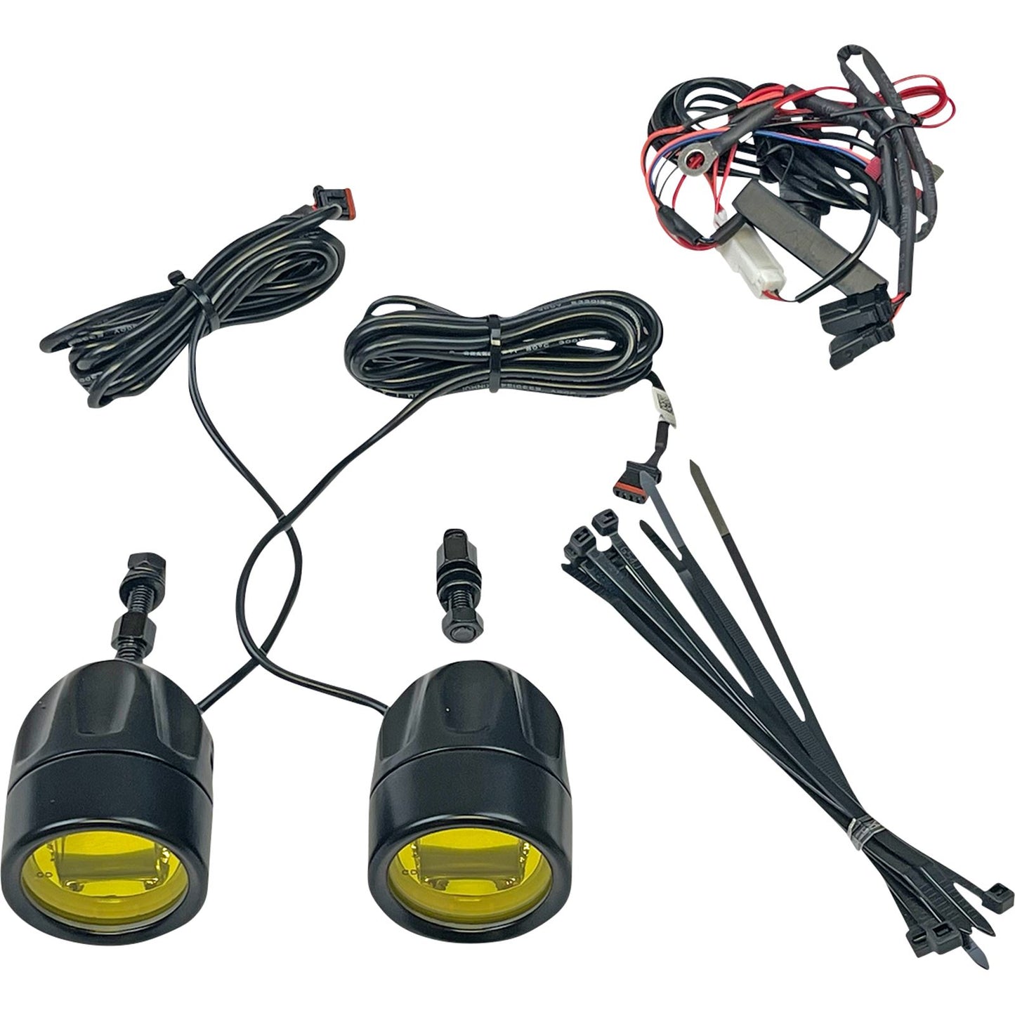 Custom Dynamics ProBeam Fog Light - Black - Yellow Lens - Universal PB-FOG-UNV-YB_1075832